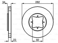 Disc frana HONDA ACCORD IV CB LPR A4221V