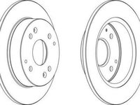 Disc frana HONDA ACCORD IV cupe CB CC FERODO DDF565