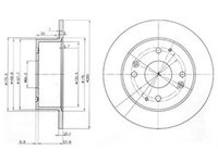 Disc frana HONDA ACCORD VI CG CK DELPHI BG3677