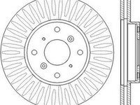 Disc frana HONDA ACCORD VI CG CK JURID 562458J