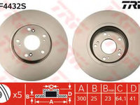 Disc frana HONDA ACCORD VII (CL) (2003 - 2020) TRW DF4432S