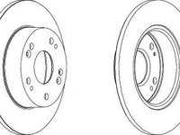 Disc frana HONDA ACCORD VII (CM) (2002 - 2016) FERODO DDF1390