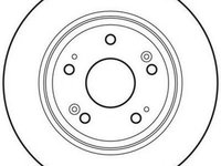 Disc frana HONDA ACCORD VIII combi JURID 562687JC