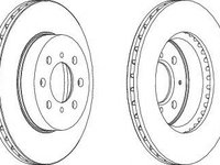 Disc frana HONDA CITY limuzina (GM) (2008 - 2016) FERODO DDF492