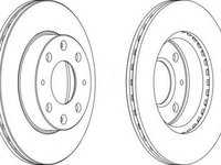 Disc frana HONDA CIVIC III limuzina (AM, AK, AU), HONDA CIVIC combi (AN, AR), HONDA BALLADE IV limuzina (ED) - FERODO DDF152-1