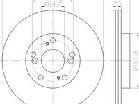 Disc frana HONDA CIVIC IX limuzina (FB, FG) (2011 - 2016) TEXTAR 92144403