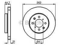 Disc frana HONDA CIVIC Mk III hatchback (EC, ED, EE) - Cod intern: W20270095 - LIVRARE DIN STOC in 24 ore!!!