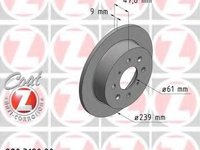 Disc frana HONDA CIVIC Mk IV limuzina (EG, EH), HONDA CRX Mk III (EH, EG), HONDA CIVIC Mk V hatchback (EJ, EK) - ZIMMERMANN 280.3180.20