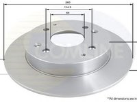 Disc frana HONDA CIVIC VI Aerodeck MB MC COMLINE ADC0516