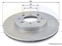 Disc frana HONDA CIVIC VI Aerodeck MB MC COMLINE ADC0506V