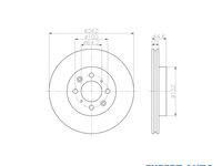 Disc frana Honda CIVIC VI cupe (EJ, EM1) 1996-2000 #2 09550910