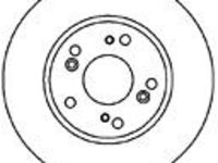 Disc frana HONDA CIVIC VII Hatchback (EU, EP, EV), HONDA CIVIC VII cupe (EM2), HONDA STREAM (RN) - MAPCO 15623