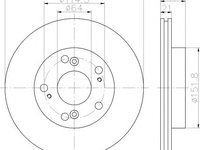 Disc frana HONDA CIVIC VII Hatchback (EU, EP, EV) (1999 - 2006) TEXTAR 92175803 piesa NOUA