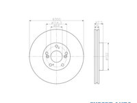 Disc frana Honda CIVIC VII Hatchback (EU, EP, EV) 1999-2006 #2 0986479534