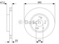 Disc frana HONDA CIVIC VIII Limuzina (FD, FA) (2005 - 2012) BOSCH 0 986 479 364 piesa NOUA