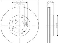 Disc frana HONDA CR-V I (RD) - OEM - MEYLE ORIGINAL GERMANY: 31-155210016|31-15 521 0016 - W02111600 - LIVRARE DIN STOC in 24 ore!!!