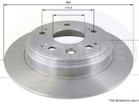 Disc frana HONDA CR-V II (RD) (2001 - 2006) COMLINE ADC0562 piesa NOUA