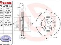 Disc frana HONDA CR-V II RD BREMBO 09675220