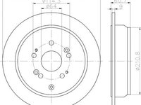 Disc frana HONDA CR-V Mk II (RD_) - OEM - QUARO: QD4981 - Cod intern: W02605401 - LIVRARE DIN STOC in 24 ore!!!