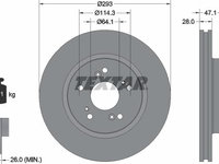 Disc frana HONDA CROSSTOUR TEXTAR 92184803