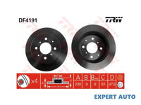 Disc frana Honda CRX Mk III (EH, EG) 1992-1998 #2 08571910