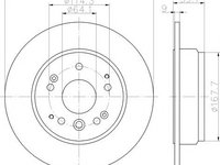 Disc frana HONDA ELEMENT - TEXTAR 92261703