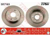 Disc frana Honda FR-V (BE) 2004-2016 #2 08B58610