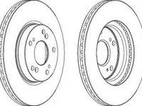 Disc frana HONDA FR-V BE FERODO DDF1539