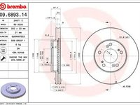 Disc frana HONDA HR-V GH BREMBO 09689314