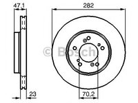 Disc frana HONDA INSIGHT (ZE_) - Cod intern: W20270609 - LIVRARE DIN STOC in 24 ore!!!