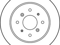 Disc frana HONDA INSIGHT ZE TRW DF1815