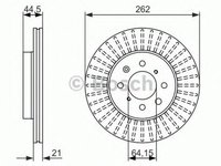 Disc frana HONDA JAZZ IV GK BOSCH 0986479838