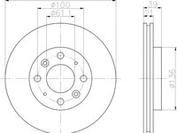 Disc frana HONDA JAZZ IV (GK) - OEM - MEYLE ORIGINAL GERMANY: 31-155210028|31-15 521 0028 - W02111608 - LIVRARE DIN STOC in 24 ore!!!