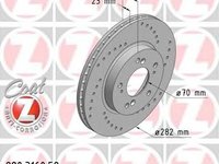 Disc frana HONDA LEGEND Mk II cupe (KA8), HONDA ODYSSEY (RA), HONDA LEGEND Mk III (KA9) - ZIMMERMANN 280.3160.52