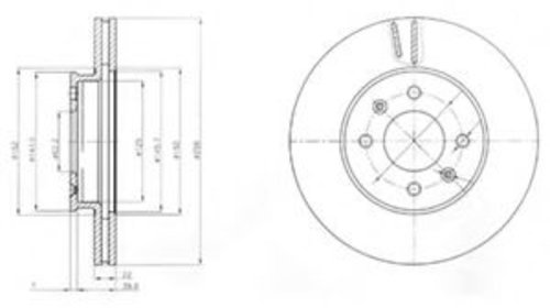 Disc frana HYUNDAI ACCENT III limuzina (MC) (