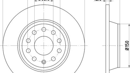 Disc frana HYUNDAI ACCENT III (MC) (2005 - 20