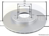 Disc frana HYUNDAI ACCENT III (MC) (2005 - 2010) COMLINE ADC1077V piesa NOUA