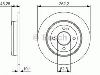 Disc frana HYUNDAI ACCENT IV limuzina (RB) (2010 - 2020) BOSCH 0 986 479 A44