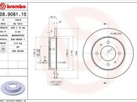 Disc frana HYUNDAI ELANTRA XD BREMBO 08908110