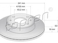 Disc frana HYUNDAI EXCEL II (LC), HYUNDAI VERNA II limuzina (LC) - TOPRAN 820 475