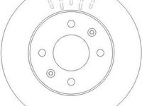 Disc frana HYUNDAI EXCEL II (LC), HYUNDAI VERNA II limuzina (LC) - JURID 562273J