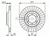 Disc frana HYUNDAI GALLOPER I BOSCH 0986479702