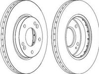 Disc frana HYUNDAI GALLOPER I FERODO DDF1239