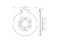 Disc frana Hyundai GALLOPER II (JK-01) 1997-2003 #2 0986479702