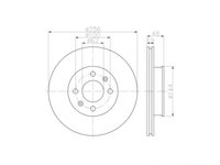 Disc frana Hyundai GETZ (TB) 2002-2016 #2 0986479459