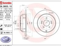 Disc frana HYUNDAI GRAND SANTA F BREMBO 08B60510