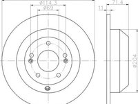 Disc frana HYUNDAI GRAND SANTA F TEXTAR 92223403