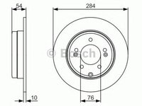 Disc frana HYUNDAI GRANDEUR HG BOSCH 0986479A45