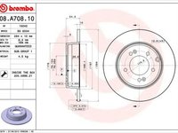 Disc frana HYUNDAI GRANDEUR TG BREMBO 08A70810