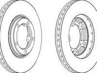 Disc frana HYUNDAI H-1 STAREX FERODO DDF1404